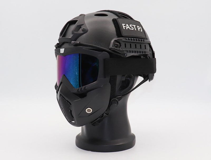 X800 Sealed Safety Glasses with Tactical Mask