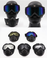 X800 Sealed Safety Glasses with Tactical Mask